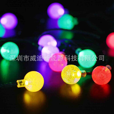E-commerce explosion models solar 30LED bubble ball 8 mode light string crystal ball Christmas garden outdoor decoration
E-commerce explosion models solar 30LED bubble ball 8 mode light string crystal ball Christmas garden outdoor decoration