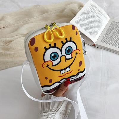 2019 new simple wild shoulder bag cartoon cute sponge baby canvas bag female fashion ugly messenger Messenger bag
2019 new simple wild shoulder bag cartoon cute sponge baby canvas bag female fashion ugly messenger Messenger bag