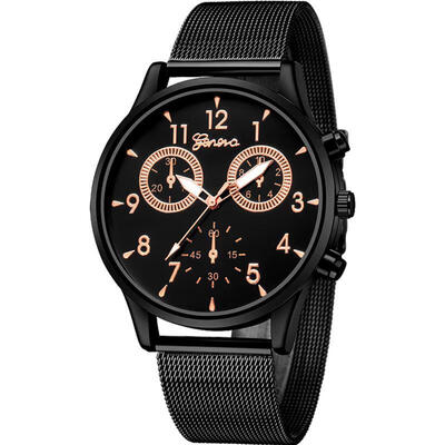 GENEVA Men Luxury Sport Watch Mesh Band Stainless Steel Quartz Wristwatch Male Man Fashion Watches Erkek Kol Saati 2018
GENEVA Men Luxury Sport Watch Mesh Band Stainless Steel Quartz Wristwatch Male Man Fashion Watches Erkek Kol Saati 2018