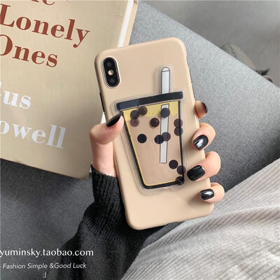 Liquid Flow Pearl Milk Tea iPhoneXSMaxXR Mobile Shell Apple 78Plus for 6S Soft Shell Female Quicksand Pearl Milk Tea Iphone xs
Liquid Flow Pearl Milk Tea iPhoneXSMaxXR Mobile Shell Apple 78Plus for 6S Soft Shell Female Quicksand Pearl Milk Tea Iphone xs