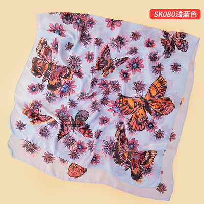 Summer silk scarf female butterfly flower printing temperament wild beach towel shawl dual-use scarf female double-sided new silk satin
Summer silk scarf female butterfly flower printing temperament wild beach towel shawl dual-use scarf female double-sided new silk satin