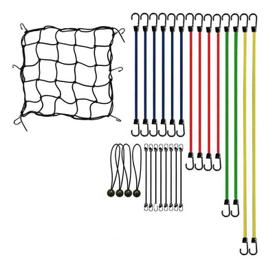 〖Follure〗Best Choice 162427Piece Premium Bungee Cord Assortment in Storage Jar
〖Follure〗Best Choice 162427Piece Premium Bungee Cord Assortment in Storage Jar