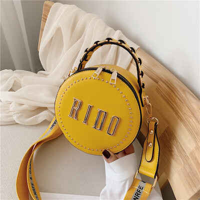 Qiao Bani 2019 new Korean chic fashion rivet personality small round bag shoulder shoulder diagonal trend handbags
Qiao Bani 2019 new Korean chic fashion rivet personality small round bag shoulder shoulder diagonal trend handbags