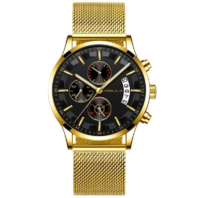 CRRJU 2261 Man Quartz Wristwatch Luminous Function Chronograph Minute Seconds Calendar Display Alloy Case Male Watch
CRRJU 2261 Man Quartz Wristwatch Luminous Function Chronograph Minute Seconds Calendar Display Alloy Case Male Watch