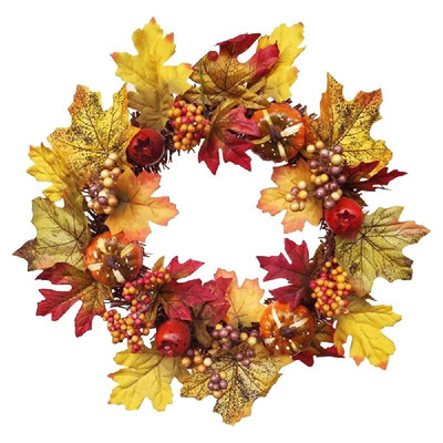 Artificial Wreath Garland Natural Halloween Pumpkins Shape Artificial Plants Wall Fence Realistic Fake Hanging Wreath Autumn Fall
Artificial Wreath Garland Natural Halloween Pumpkins Shape Artificial Plants Wall Fence Realistic Fake Hanging Wreath Autumn Fall