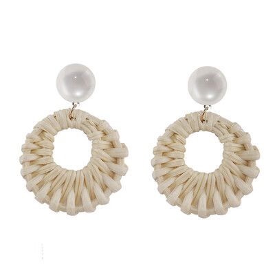 Flashbuy Boho Rattan Earrings for Women Resin Geometric Braid Statement Earrings Fashion Pendientes Girls Wholesale Jewelry
Flashbuy Boho Rattan Earrings for Women Resin Geometric Braid Statement Earrings Fashion Pendientes Girls Wholesale Jewelry