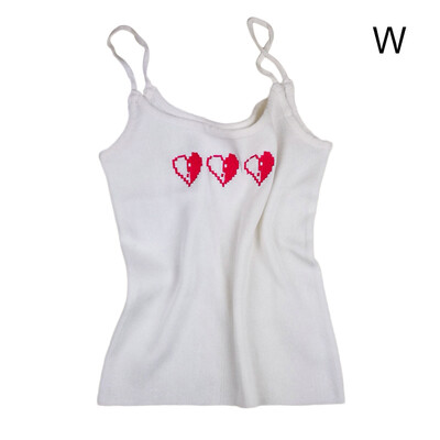 Fashion Wild Love Embroidered Camisole Slim Self-cultivation Camisole Female Knit Bottoming Camisole
Fashion Wild Love Embroidered Camisole Slim Self-cultivation Camisole Female Knit Bottoming Camisole