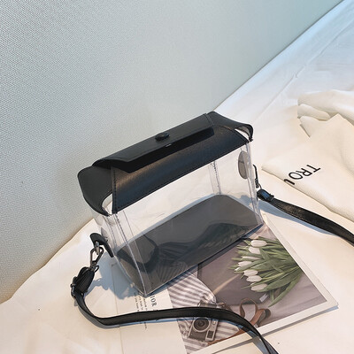 Bag plastic female 2019 beach tide wild handbag shoulder Messenger bag transparent new fashion bag jelly package
Bag plastic female 2019 beach tide wild handbag shoulder Messenger bag transparent new fashion bag jelly package