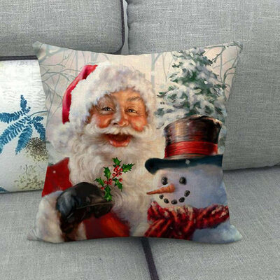 New Christmas Cotton Linen Cushion Cover Santa Claus Pattern Square Pillow Case Xmas Sofa Car Decor 2020
New Christmas Cotton Linen Cushion Cover Santa Claus Pattern Square Pillow Case Xmas Sofa Car Decor 2020