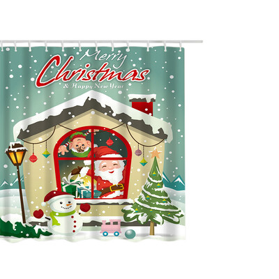 Gobestart Christmas Waterproof Polyester Bathroom Shower Curtain Decor With Hooks 66x72
Gobestart Christmas Waterproof Polyester Bathroom Shower Curtain Decor With Hooks 66x72