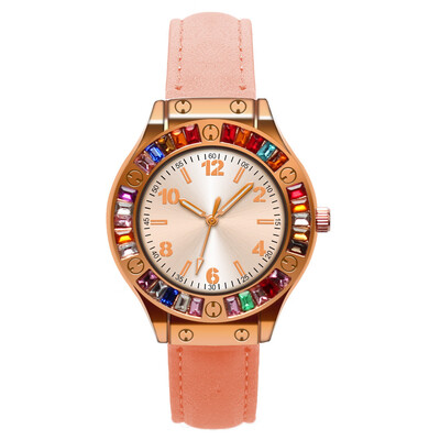 2018 New Women Fashion Luxury Leisure Set Auger Leather Analog Stainless Steel Quartz Watch
2018 New Women Fashion Luxury Leisure Set Auger Leather Analog Stainless Steel Quartz Watch