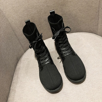 Martin Boot Girl Autumn Korean Version of Slim Boot Girl with Single Boot Flat Bottom Shoe Locomotive Boots&Slim Boots
Martin Boot Girl Autumn Korean Version of Slim Boot Girl with Single Boot Flat Bottom Shoe Locomotive Boots&Slim Boots