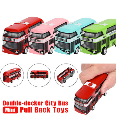 Siaonvr Pull Back Bus Collection Model Double-decker Bus Alloy Die Cast City Bus For Kid
Siaonvr Pull Back Bus Collection Model Double-decker Bus Alloy Die Cast City Bus For Kid