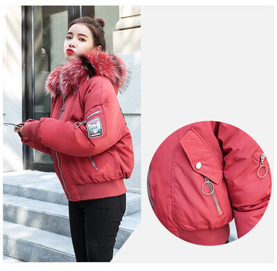 2018 new autumn winter down jacket female Korean version of loose student bf short big fur collar jacket
2018 new autumn winter down jacket female Korean version of loose student bf short big fur collar jacket