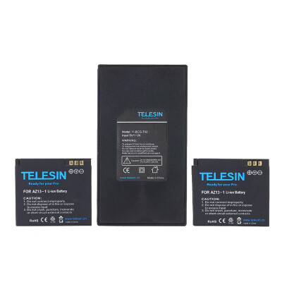 TELESIN Dual Charger Battery Pack 2pcs 37V 1010mAh Li-ion Batteries for Xiaomi Yi Xiaoyi Action Sports Camera
TELESIN Dual Charger Battery Pack 2pcs 37V 1010mAh Li-ion Batteries for Xiaomi Yi Xiaoyi Action Sports Camera