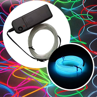 Siaonvr 1M Battery Operated Luminescent Neon LED Lights Glow EL Wire String Strip Rope
Siaonvr 1M Battery Operated Luminescent Neon LED Lights Glow EL Wire String Strip Rope