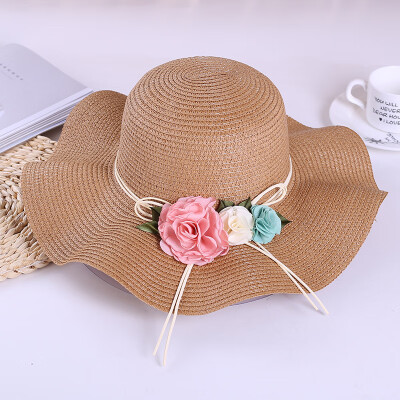 South Korea hand-woven wave edge straw hat bow beach sun hat beach vacation photo sun hat woman
South Korea hand-woven wave edge straw hat bow beach sun hat beach vacation photo sun hat woman