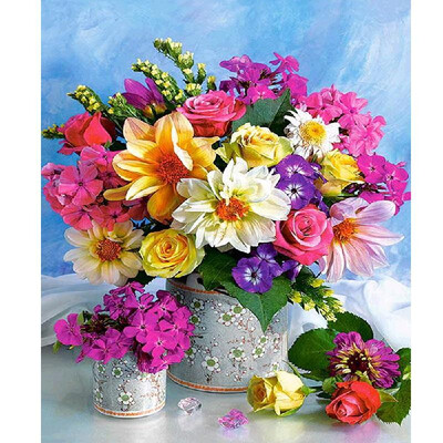 DIY Diamond Painting Colorful Flower Vase Cross Stitch Embroidery Oil Painting Resin Round Full Diamond 2030cm
DIY Diamond Painting Colorful Flower Vase Cross Stitch Embroidery Oil Painting Resin Round Full Diamond 2030cm