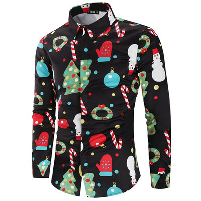2019 New Arrival Hot Sale Casual Christmas Santa Christmas Tree 3D Print Shirt Long Sleeve Stand Collar Slim Fit Shirt Plus Size
2019 New Arrival Hot Sale Casual Christmas Santa Christmas Tree 3D Print Shirt Long Sleeve Stand Collar Slim Fit Shirt Plus Size