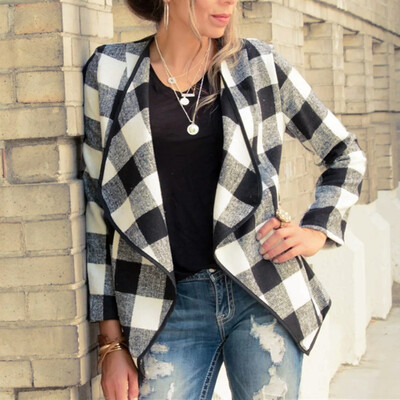 Toponeto Fashion Womens V-Neck Long Sleeves Plaid Cardigan Irregular Blouse Easy Coat
Toponeto Fashion Womens V-Neck Long Sleeves Plaid Cardigan Irregular Blouse Easy Coat