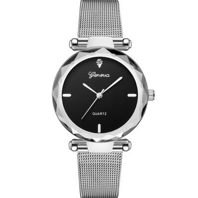 GENEVA Women Silver Watch Fashion Female Clocks Lady Luxury Quartz Wristwatch Stainless Steel Dress Watches Montre Femme
GENEVA Women Silver Watch Fashion Female Clocks Lady Luxury Quartz Wristwatch Stainless Steel Dress Watches Montre Femme