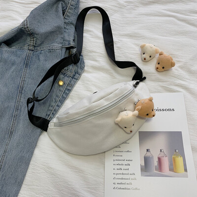 Fashion cute bear crossbody bag 2019 new pockets casual wild shoulder bag simple sports canvas bag
Fashion cute bear crossbody bag 2019 new pockets casual wild shoulder bag simple sports canvas bag