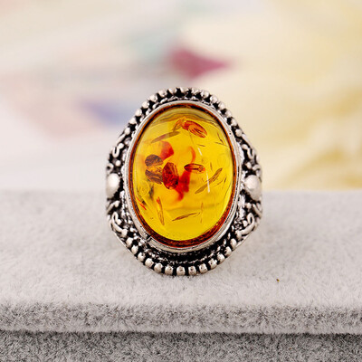 Fashion Jewelry Party Wedding Christmas Gifts Gold Amber Ring Big Bohemian Precious Rings for Women
Fashion Jewelry Party Wedding Christmas Gifts Gold Amber Ring Big Bohemian Precious Rings for Women