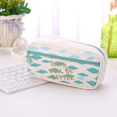 Toponeto Brief Style Green Canvas Large Capacity Pen Pencil Bag Stationery Storage Organi
Toponeto Brief Style Green Canvas Large Capacity Pen Pencil Bag Stationery Storage Organi
