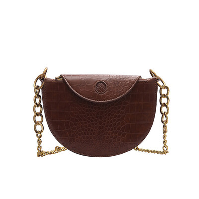 Tailored Women 2019 New Fashion Shoulder Bag Semi-Circle Saddle Bag Chain Messenger Bag
Tailored Women 2019 New Fashion Shoulder Bag Semi-Circle Saddle Bag Chain Messenger Bag