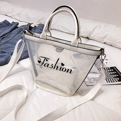 Temperament jelly transparent bag handbag 2019 new wave fashion handbag shoulder bag large capacity diagonal cross child package
Temperament jelly transparent bag handbag 2019 new wave fashion handbag shoulder bag large capacity diagonal cross child package