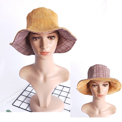 Double-sided fishermans hat Korean version of leisure Plaid basin hat Xia Literature&Art Youth Shade hat Japanese hat
Double-sided fishermans hat Korean version of leisure Plaid basin hat Xia Literature&Art Youth Shade hat Japanese hat