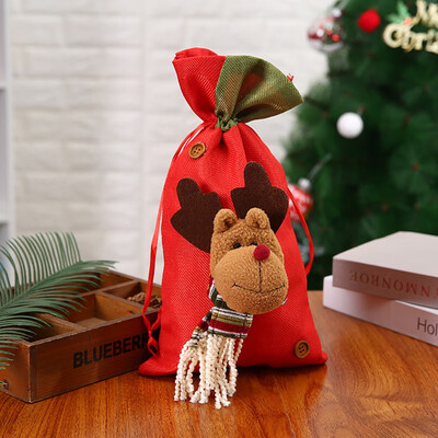 Tailored Champagne Bottle Bag Christmas Stereo Old Linen Bottle Set Party Decoration
Tailored Champagne Bottle Bag Christmas Stereo Old Linen Bottle Set Party Decoration