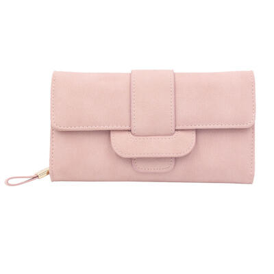 Korea Version Women Wallets Matte Leather Wallet Fashion Long Section Purse Card Holder Coin Bag
Korea Version Women Wallets Matte Leather Wallet Fashion Long Section Purse Card Holder Coin Bag