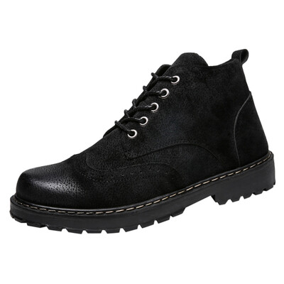 Leather Men Boots Autumn Winter Snow Boots Mens Fashion Retro Simple Color Matte Texture With Round Head Boots Footwear Shoes
Leather Men Boots Autumn Winter Snow Boots Mens Fashion Retro Simple Color Matte Texture With Round Head Boots Footwear Shoes