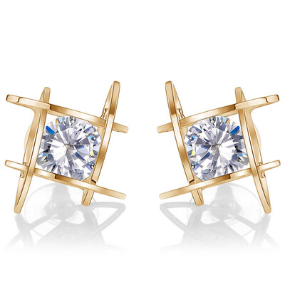 Fashion Unique Square Bright Zircon Crystal Ear Studs Alloy Earrings for Women Jewelry Accessory
Fashion Unique Square Bright Zircon Crystal Ear Studs Alloy Earrings for Women Jewelry Accessory