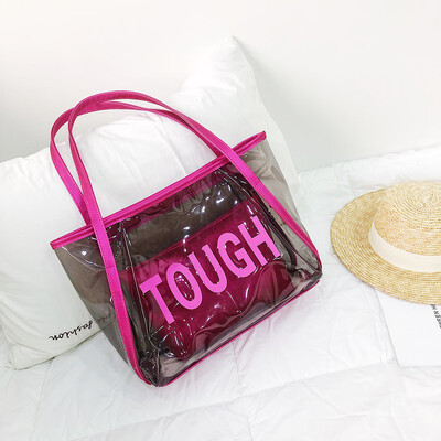 Tailored Women Transparent Jelly Bag Tote Bag Summer Letter Big Bag Shoulder Bag Handbag
Tailored Women Transparent Jelly Bag Tote Bag Summer Letter Big Bag Shoulder Bag Handbag