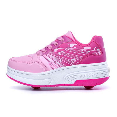 New Leather Kids Sneakers Adults Roller Shoes Boys Girls Sneakers Run Casual Sport With Wheel Con Ruedas Automatic Skating Shoes
New Leather Kids Sneakers Adults Roller Shoes Boys Girls Sneakers Run Casual Sport With Wheel Con Ruedas Automatic Skating Shoes