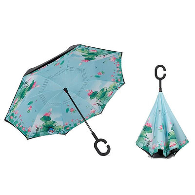 Cshaped Handle Windproof Reverse Folding Umbrella Double Layer Man Women Sunny Rainy Car Inverted Umbrellas Double Layer Anti UV
Cshaped Handle Windproof Reverse Folding Umbrella Double Layer Man Women Sunny Rainy Car Inverted Umbrellas Double Layer Anti UV