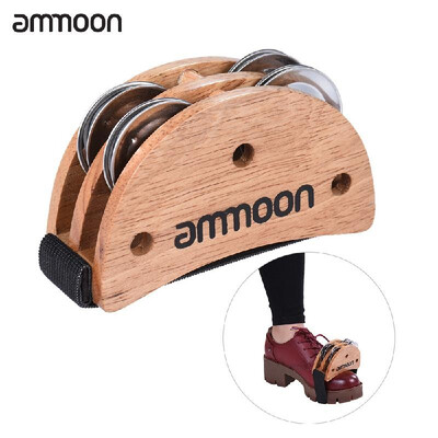 ammoon Elliptical Cajon Box Drum Companion Accessory Foot Jingle Tambourine for Hand Percussion Instruments Black
ammoon Elliptical Cajon Box Drum Companion Accessory Foot Jingle Tambourine for Hand Percussion Instruments Black