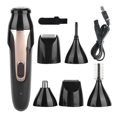 Greensen 5-in-1 Electric Beard Shaver Hair Clipper Sideburn Trimmer Nose Hair Removal Tool USB Cable
Greensen 5-in-1 Electric Beard Shaver Hair Clipper Sideburn Trimmer Nose Hair Removal Tool USB Cable