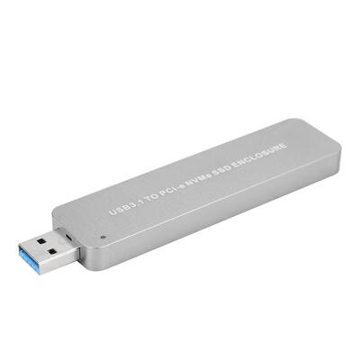 Greensen M2 NVME to USB30 Mobile Hard Disk Box M2 NGFF PCIE SSD Solid State to USB30 Light Grey
Greensen M2 NVME to USB30 Mobile Hard Disk Box M2 NGFF PCIE SSD Solid State to USB30 Light Grey