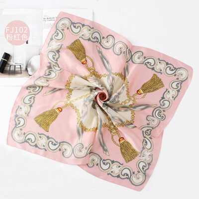 2018 Korean version of the spring ladies simulation silk scarf printing 70 square scarf fashion scarf small scarf wholesale FJ102
2018 Korean version of the spring ladies simulation silk scarf printing 70 square scarf fashion scarf small scarf wholesale FJ102