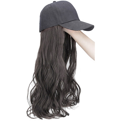 4 Colors Adjustable Women Hats Wavy Hair Extensions With Black Cap Wig All-In-One Ladies Baseball Cap
4 Colors Adjustable Women Hats Wavy Hair Extensions With Black Cap Wig All-In-One Ladies Baseball Cap