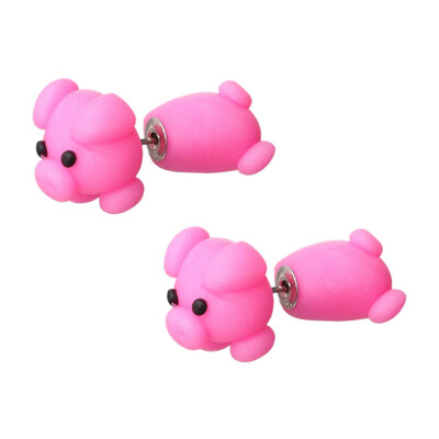 Fashion Cute Soft Ceramic Material Cartoon Animal Stud Earrings Jewelry Gift Earrings For Ladies Girls
Fashion Cute Soft Ceramic Material Cartoon Animal Stud Earrings Jewelry Gift Earrings For Ladies Girls