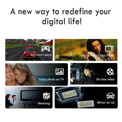 MiraScreen G2 Wireless WiFi Display Dongle Receiver 1080P HD TV Stick DLNA Airplay Miracast DLNA for Smart Phones Tablet PC to HDT
MiraScreen G2 Wireless WiFi Display Dongle Receiver 1080P HD TV Stick DLNA Airplay Miracast DLNA for Smart Phones Tablet PC to HDT