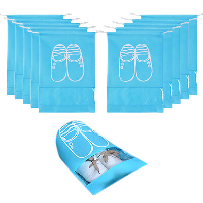 10 Pack Non-Woven Drawstring Shoe Storage Bag Men Women Travel Gym Shoe Packing Organizer Bag Pouch
10 Pack Non-Woven Drawstring Shoe Storage Bag Men Women Travel Gym Shoe Packing Organizer Bag Pouch