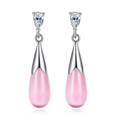 Water Tears Drop Earrings For Women Fashion Jewelry CZ Pink Stone Eardrop Female Ladies Gift Accessories WHK119
Water Tears Drop Earrings For Women Fashion Jewelry CZ Pink Stone Eardrop Female Ladies Gift Accessories WHK119