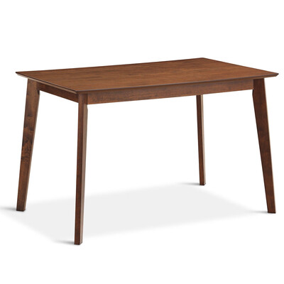 Mid Century Modern Dining Table with Wood Legs