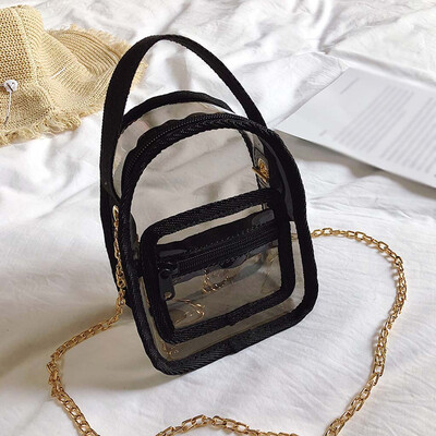 Tailored Womens Fashion Transparent Messenger Bag Childrens Transparent Handbag Compact
Tailored Womens Fashion Transparent Messenger Bag Childrens Transparent Handbag Compact