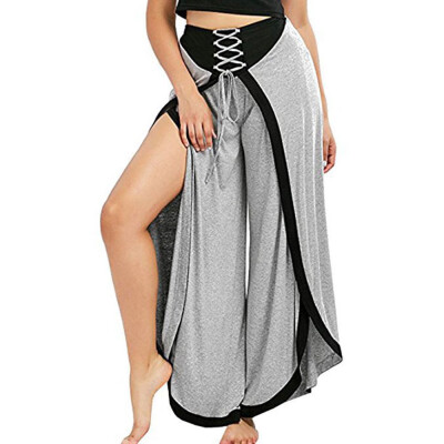 Tailored Women Sexy Wide Leg Pants Lace Up Loose High Waist Palazzo Flared Trousers
Tailored Women Sexy Wide Leg Pants Lace Up Loose High Waist Palazzo Flared Trousers